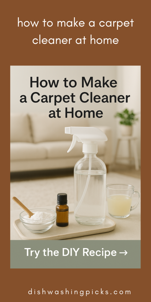 how to make a carpet cleaner at home